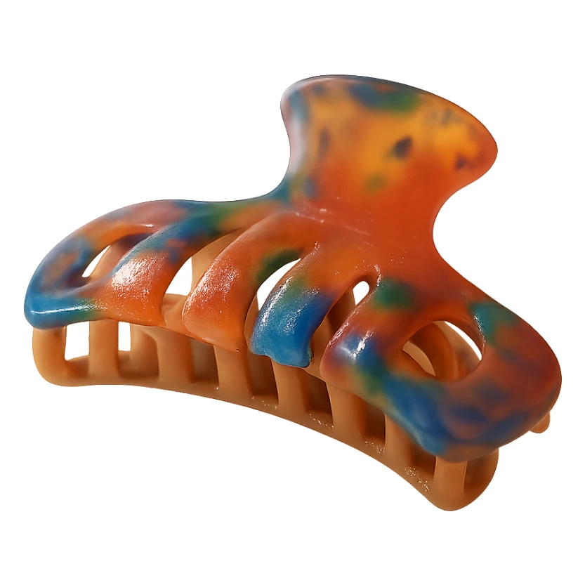 Remove the background while keeping the hairclip photorealistic and detailed with a transparent background. sticker