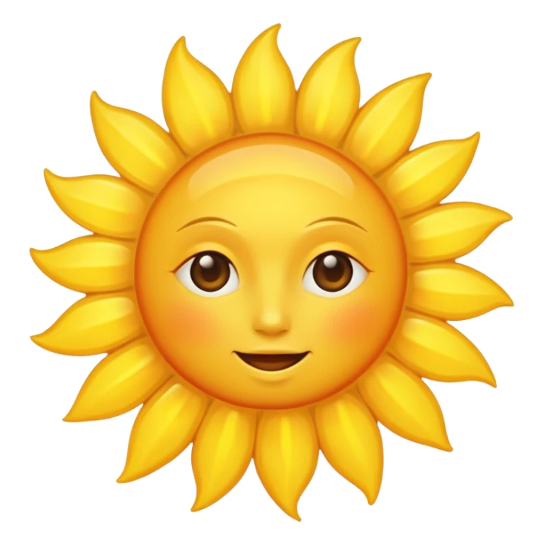 a full view of Sun  sticker