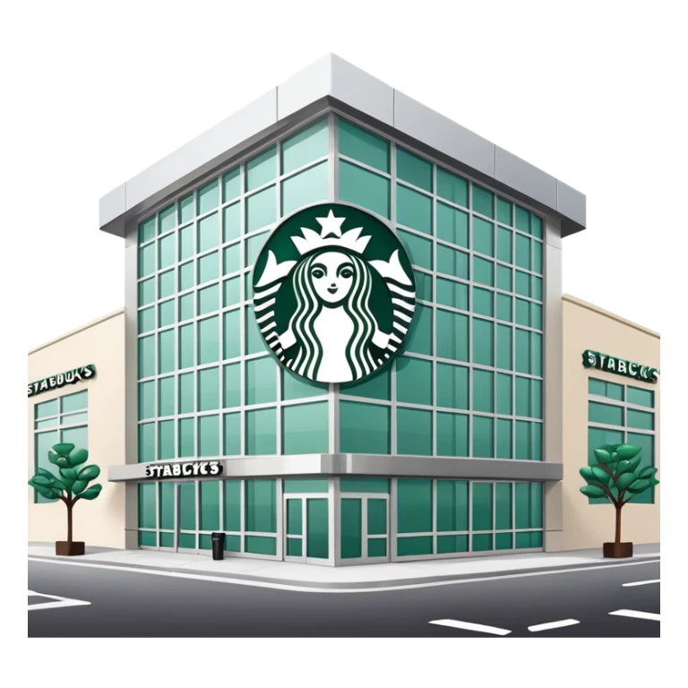 Starbucks’s building sticker
