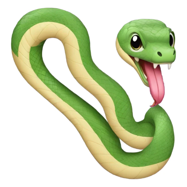 snake with fashion ba sticker