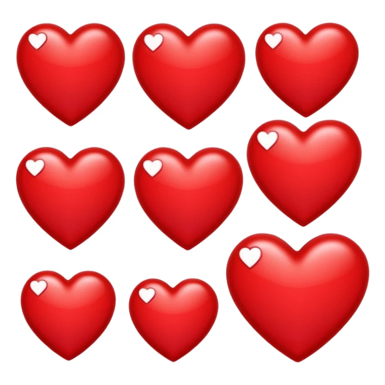 Heart with the emojii 💗💋 camboo sticker