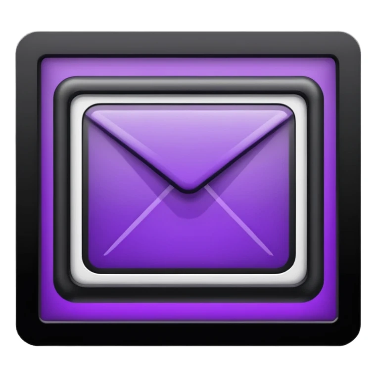 news white and purple sticker