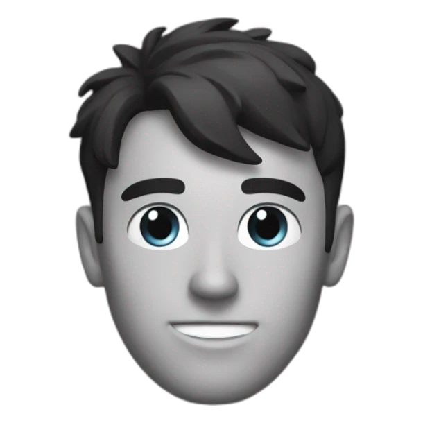 MrBeast en noir sticker