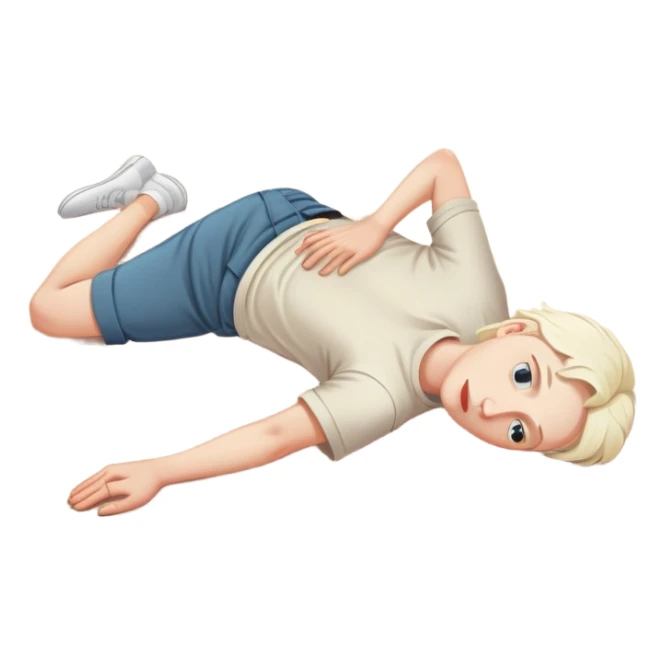 The aesthete who lost vibe is lying on the floor for the third day in the same T-shirt. sticker