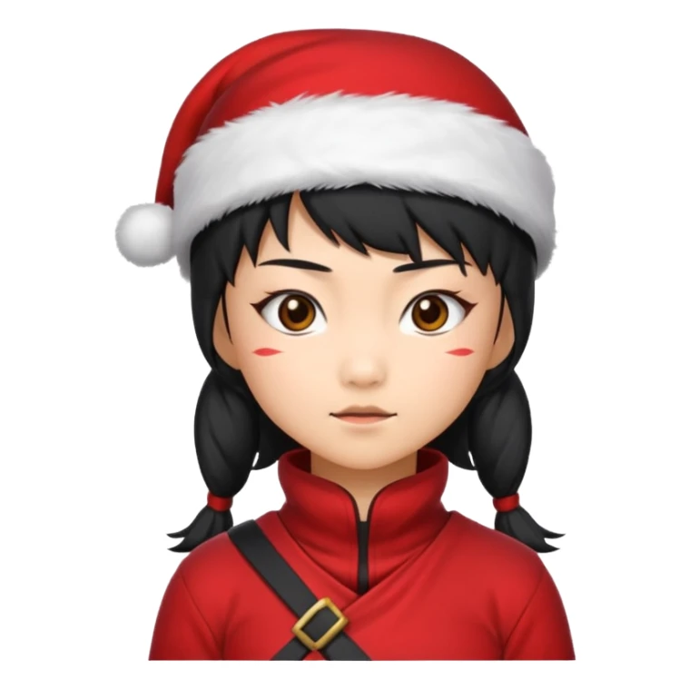 ninja Girl ,Christmas sticker