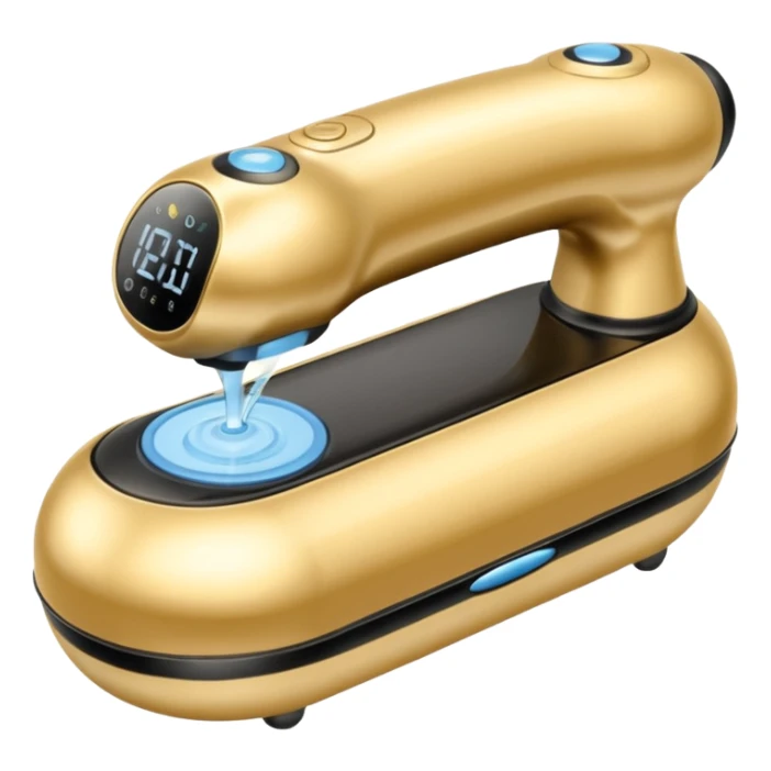 Gold icon of Max massager sticker
