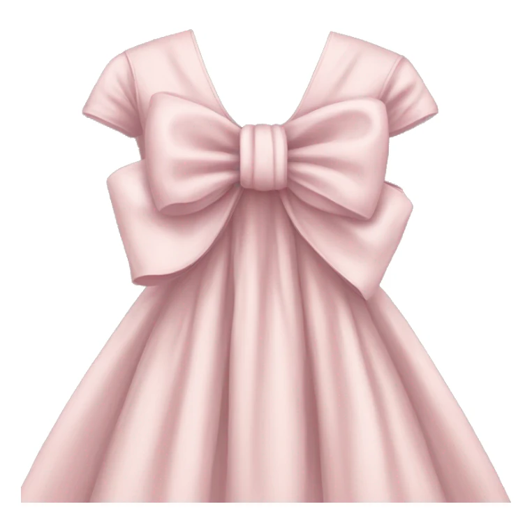 pale pink Vintage bow dress sticker