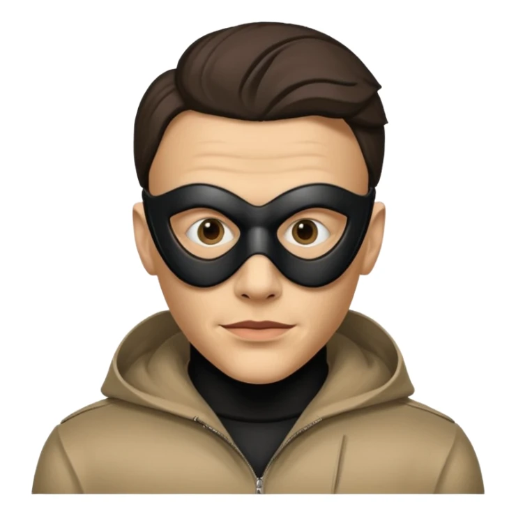 Homem mascarado com a máscara da fsociety do filme Mr Robot. sticker