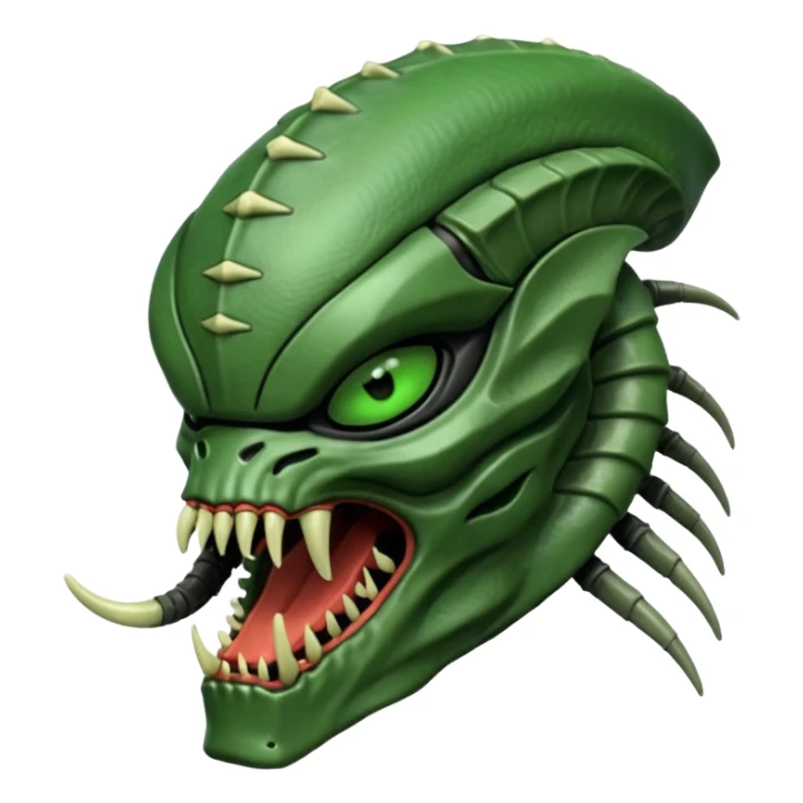 alien like in the movie predator   sticker