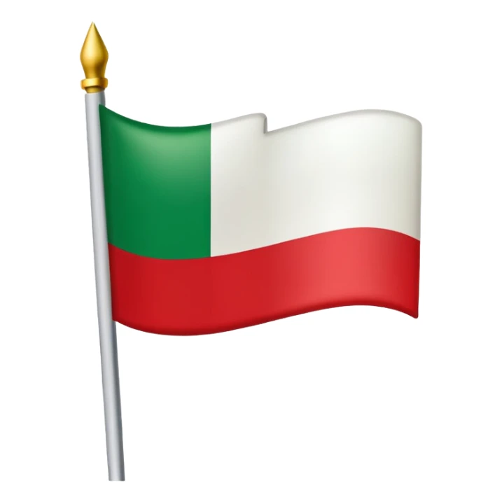 Italian flag with a rad spots and says happy new year  sticker