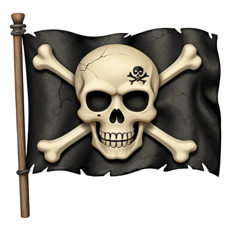 Jolly Rogger of acee sticker