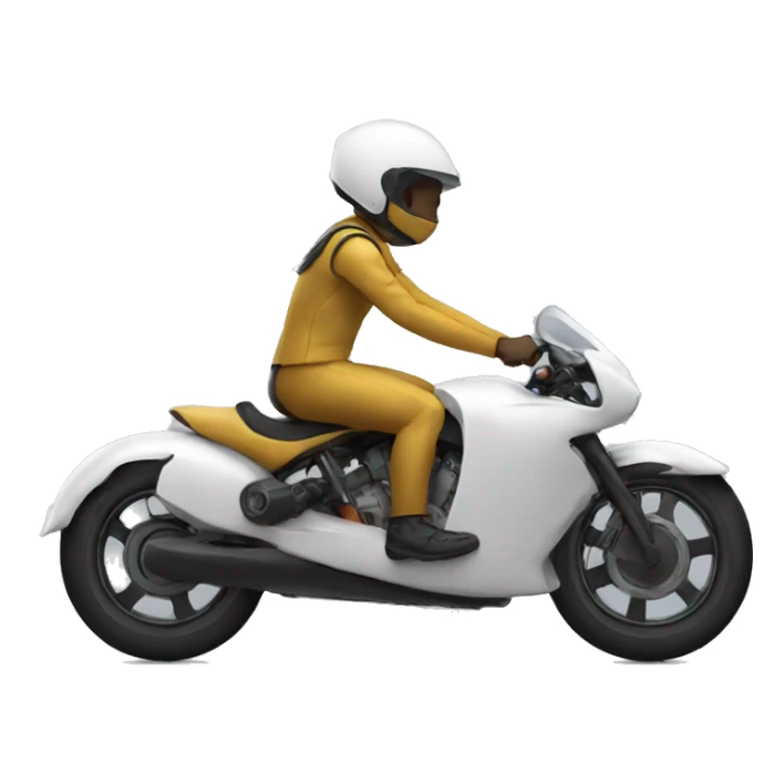 3 wheel streamline bike rider sticker