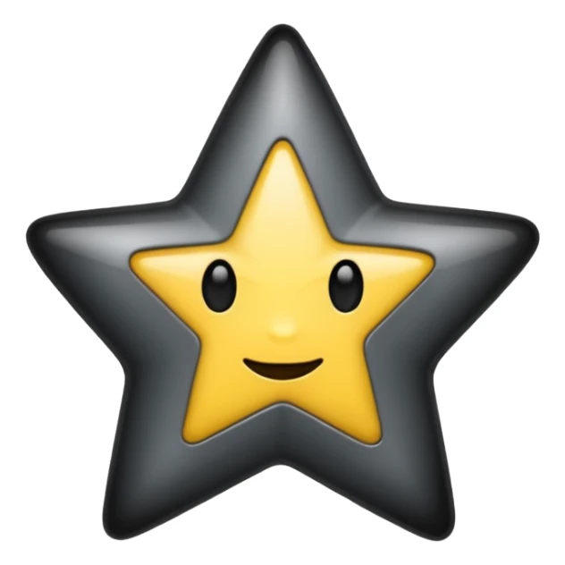 Half black star emoji when we need to have half rating sticker