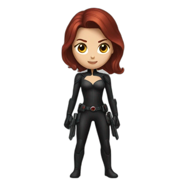 black widow sticker