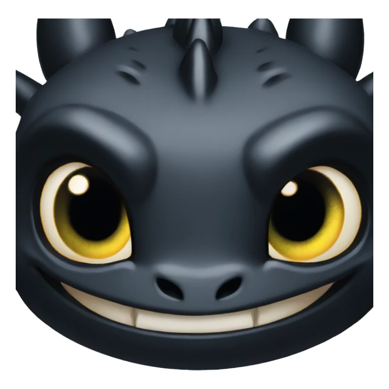 head of toothless from httyd sticker