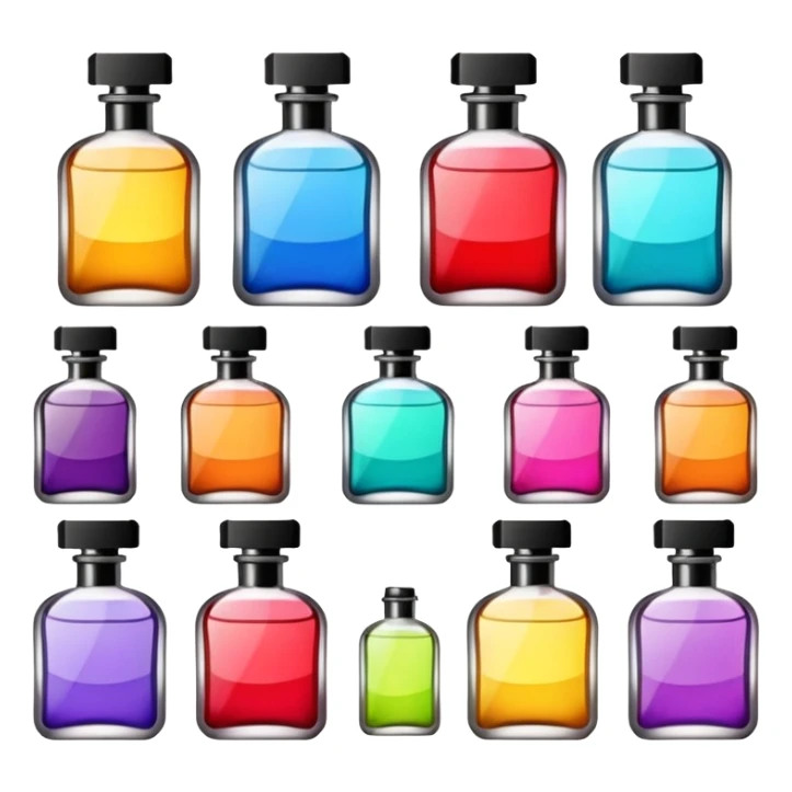 themed perfumes sticker