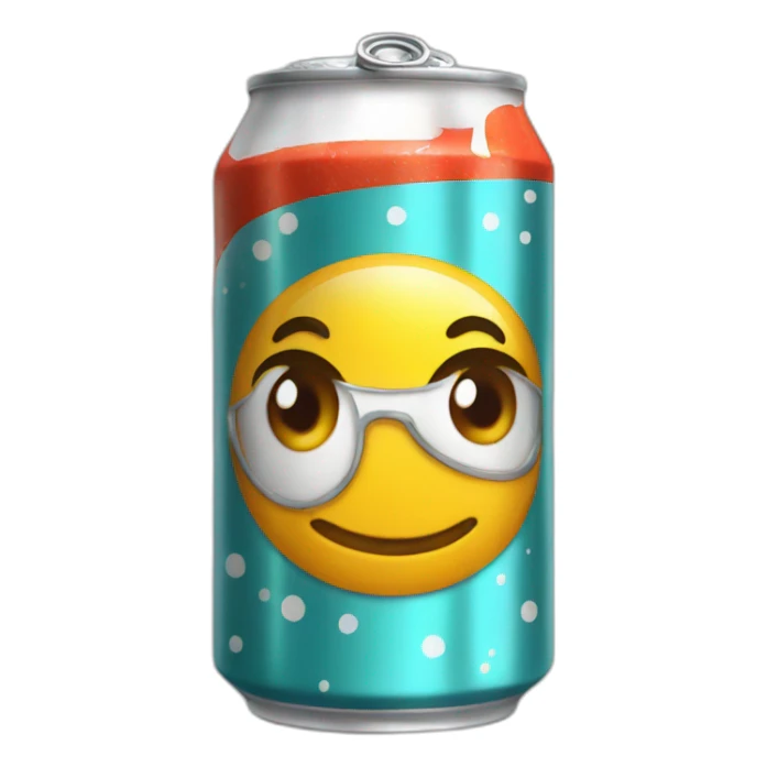 can of soda sticker