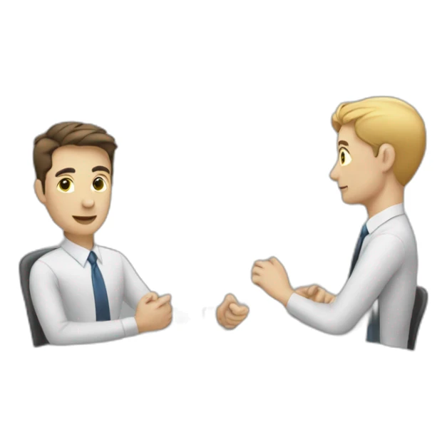 two-Colleagues-on-a-meeting-white-skin sticker
