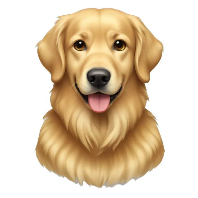 golden retriver wearing a christmas hoodi sticker