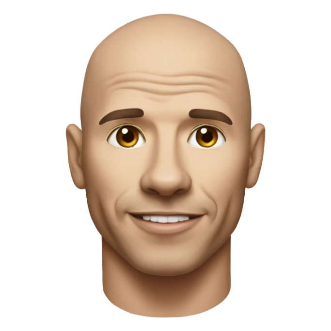 Realistic emoji of the singer Pitbull sticker