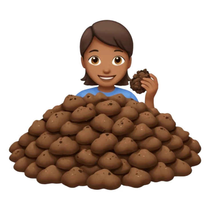 Poop lover sticker