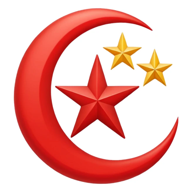 Kuzey kıbrıs bayrağı sticker