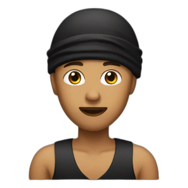 Nobody with black durag sticker