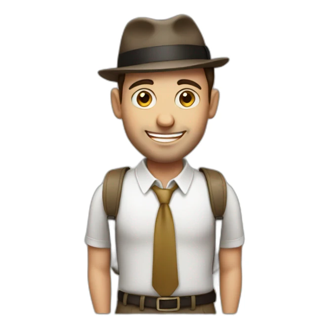 Jewish guy holding bags lg sticker