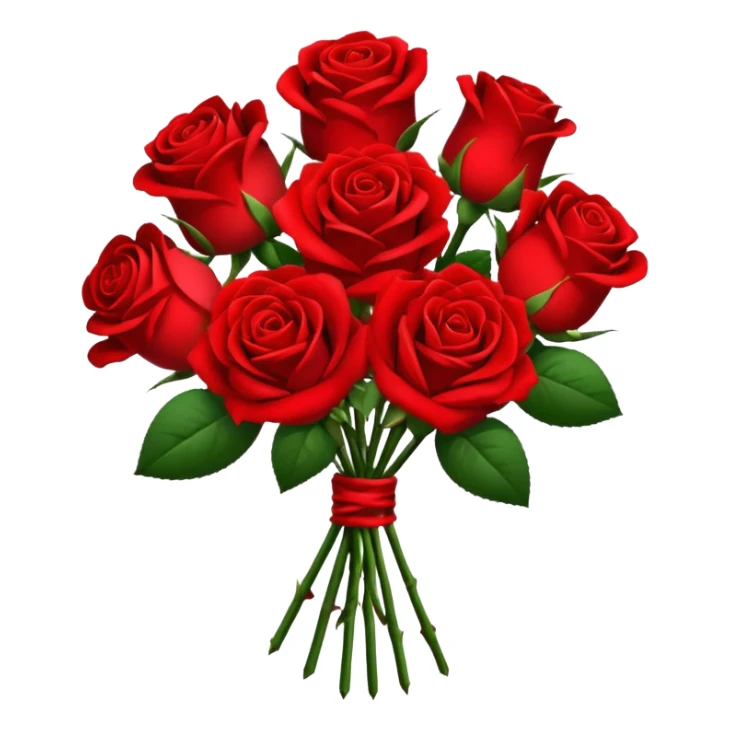 bouquet of roses sticker