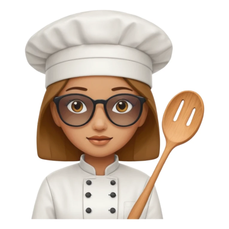 girl Chef with sunglasses sticker