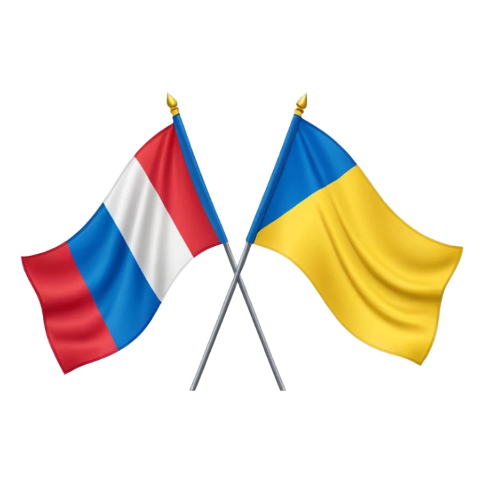 poland ukraine flag sticker