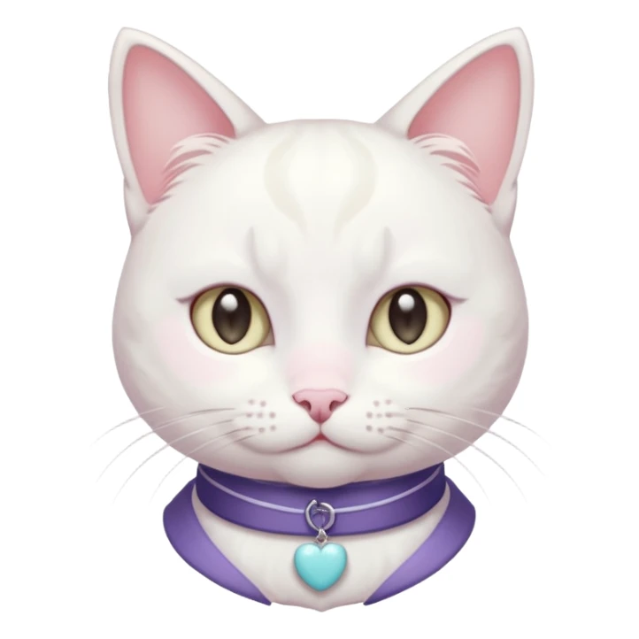  harajuku pastel yume kawaii japanese white cat sticker