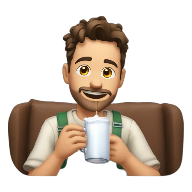 danidev the guy who drinks milk and talks about karlson on steam sticker