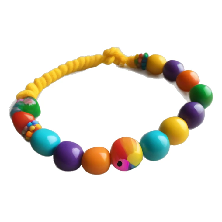 Friendship bracelet that says SWIFT with colorful beads sticker