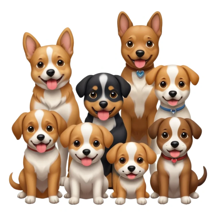 Gang of dogs sticker