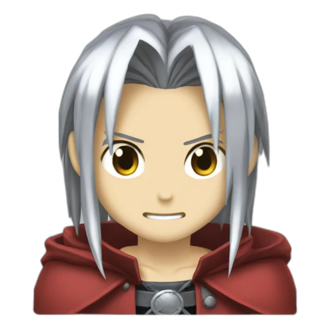 Edward Elric from Fullmetal Aclhemist sticker