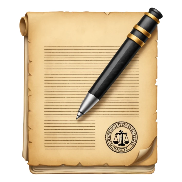 Courtroom Items, Legal Document – official case file or contract

 sticker