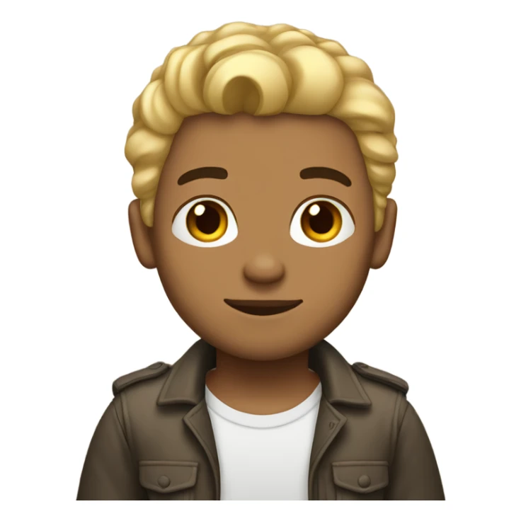 Lightskin fella with blonde hair sticker