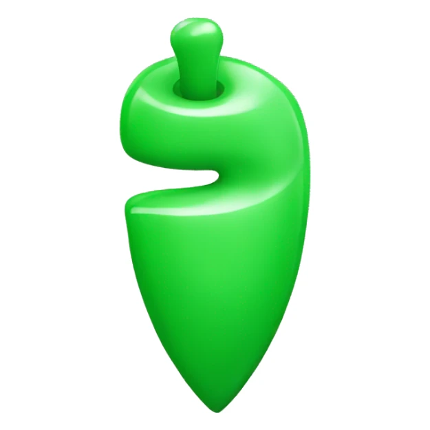 green pin sticker