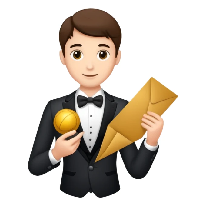 peper Invitation to the ball sticker