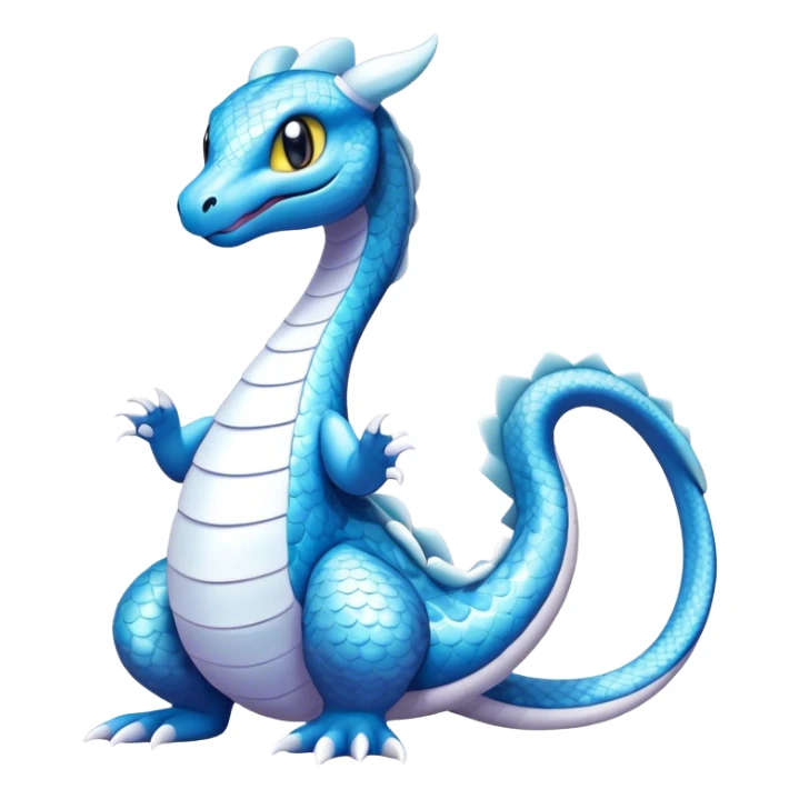 Seviper-Dragonair-Dratini-hybrid, full body, 4 legs sticker