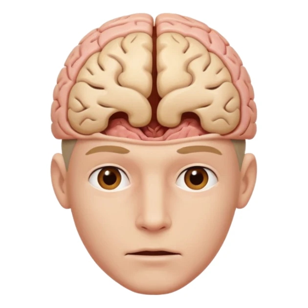 a man that dont know what to do and with the brain out of your opened head sticker