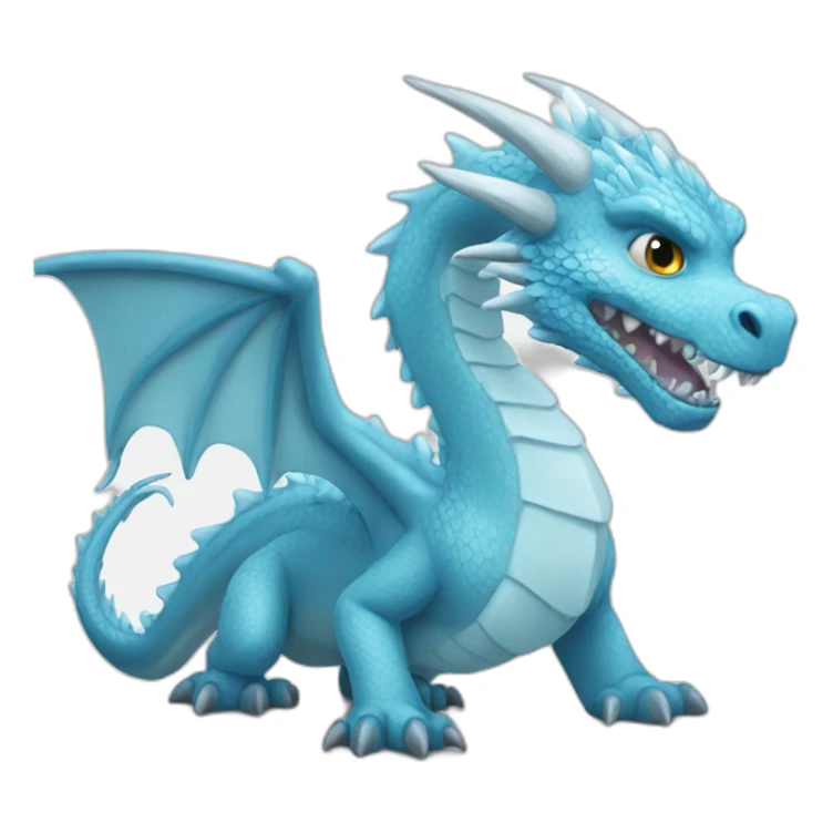 Ice dragon sticker