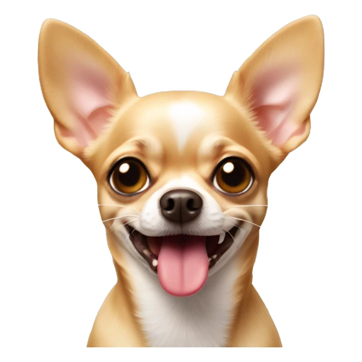 Chihuahua sticking tongue out sticker