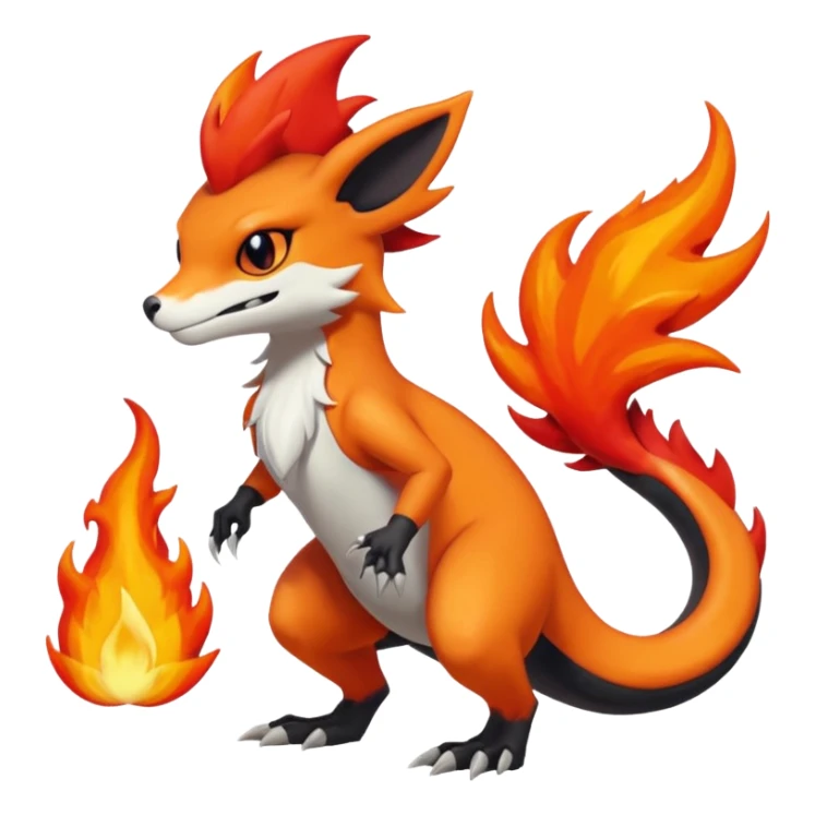 Salandit-Charmeleon-Braixen-fusion sticker
