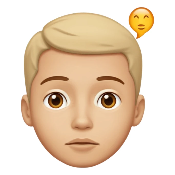 I want the the guy emoji but have him looking up sticker