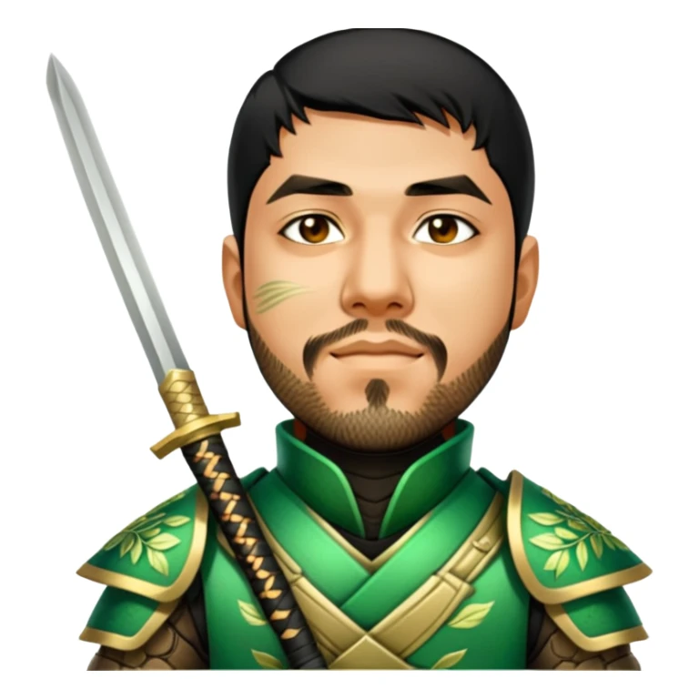 Emerald Samurai sticker