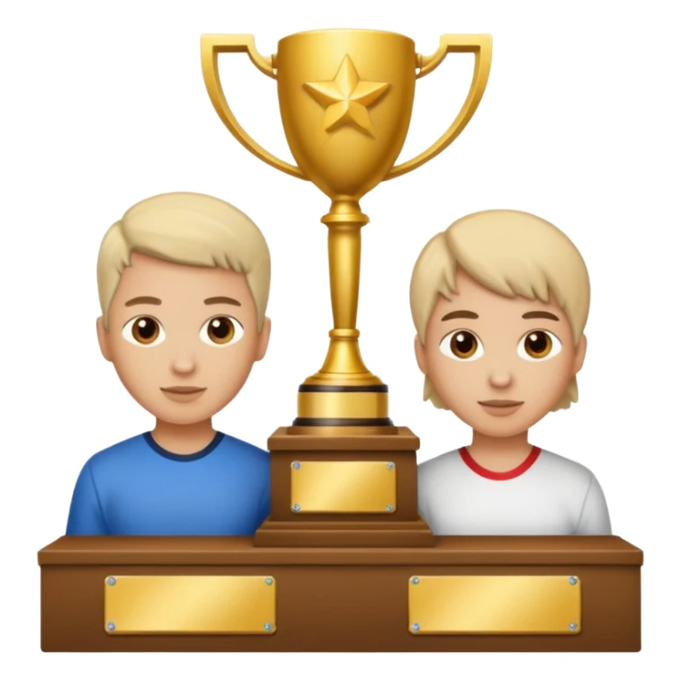 Versus / Duel : deux joueurs + VS, trophée/podium, ou deux écrans avec même objectif. sticker