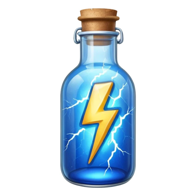 lightning in a bottle sticker