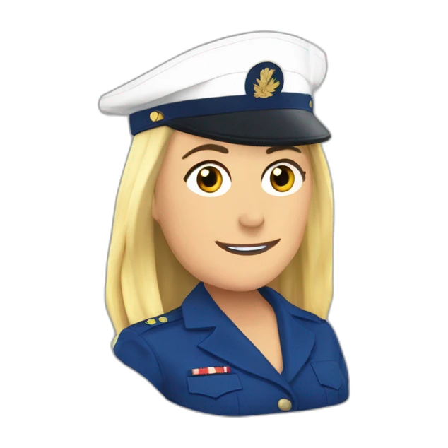 Marine le pen smoke cannabis sticker